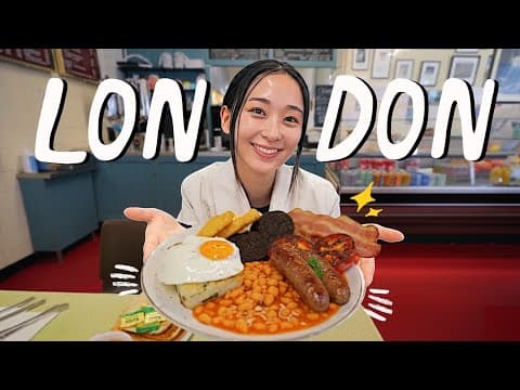 100hrs Eating My Way Through LONDON | The Ultimate Food & Travel Guide