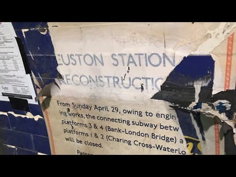 Euston's Abandoned Underground Station